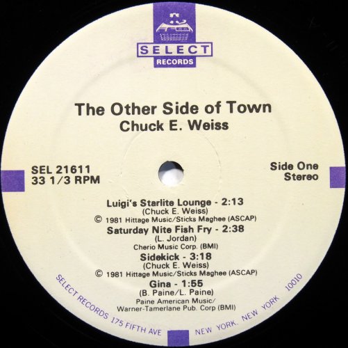 Chuck E. Weiss / The Other Side Of Townβ