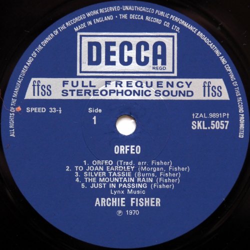 Archie Fisher / Orfeoβ