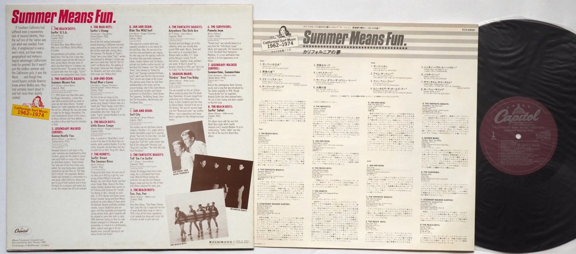 V.A. (Beach Boys, Jan & Dean etc.) / Summer Means Fun - California Surf Music 1962-1974 β