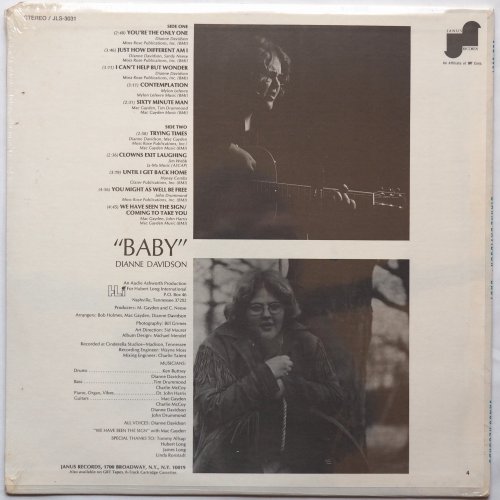 Dianne Davidson / Baby (Sealed!)β