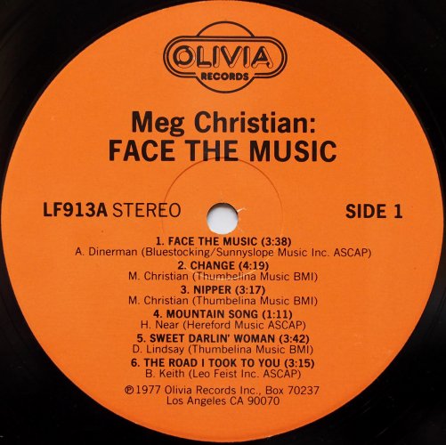 Meg Christian / Face The Music β