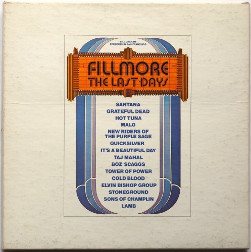 V.A. / Fillmore The Last Days (US 3LP BOX w/Booklet, 7