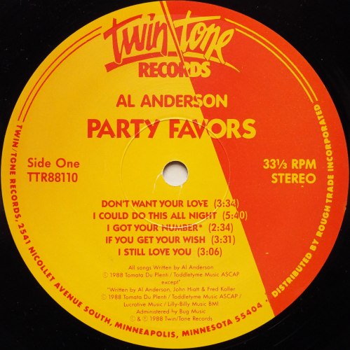 Al Anderson / Party Favors (In Shrink)β