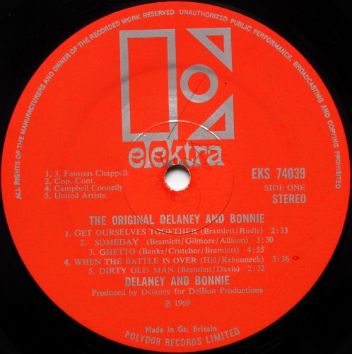 Delaney & Bonnie (The Original) / Accept No Substitute (UK Early Issue)β