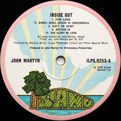 John Martyn / Inside Out (UK Early Issue)β