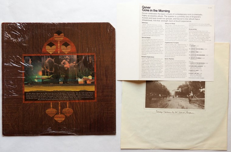 Quiver / Gone In The Morning (US In Shrink, w/Promo sheet)β