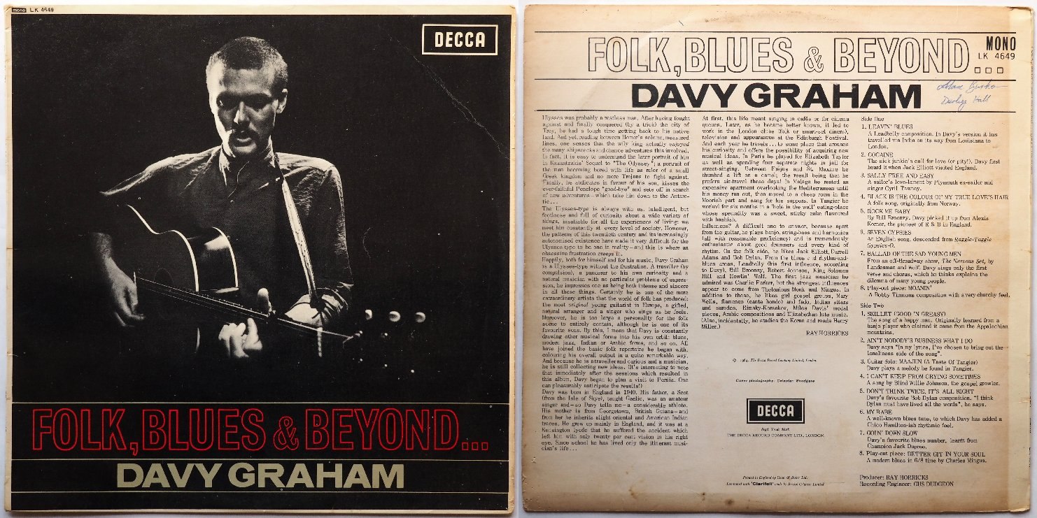 Davy Graham / Folk, Blues & Beyond (UK Matrix-1 Mono)β