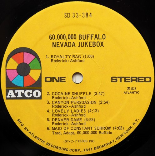 60,000,000 Buffalo / Nevada Juke Boxβ