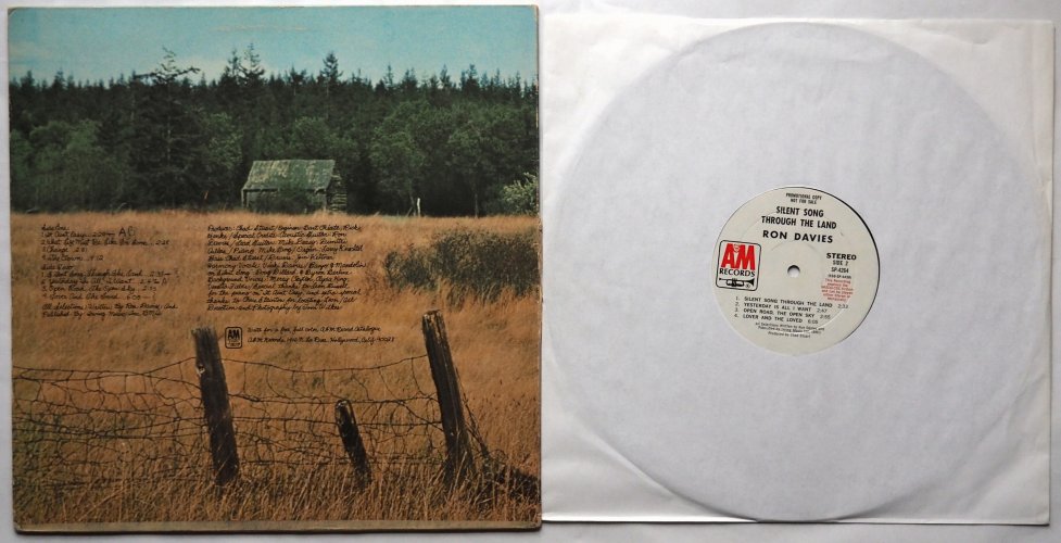 Ron Davies / Silent Song Through The Land (Rare White Label Promo)β