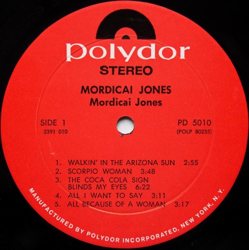 Mordicai Jones / Mordicai Jones (US Original)β
