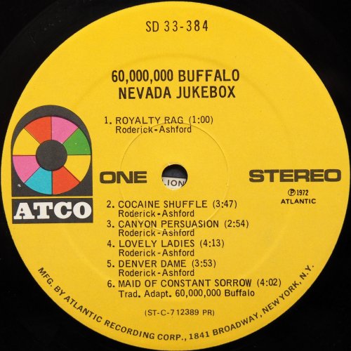 60,000,000 Buffalo / Nevada Juke Box (In Shrink)β