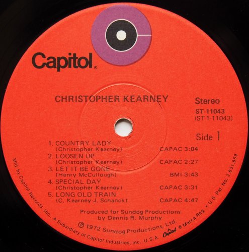Christopher Kearney / Christopher Kearney (US Red Label In Shrink)β