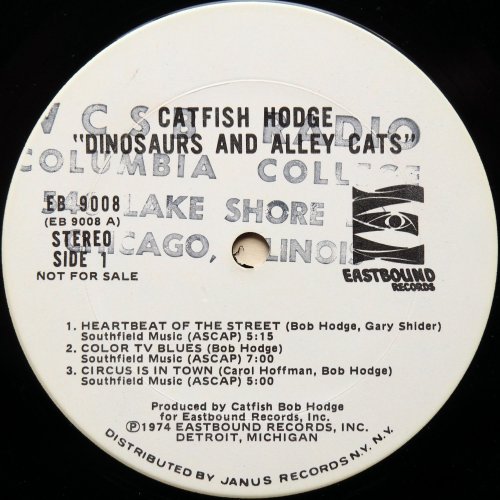 Catfish Hodge / Dinosaurs And Alleycats (WhiteLabel Promo)β