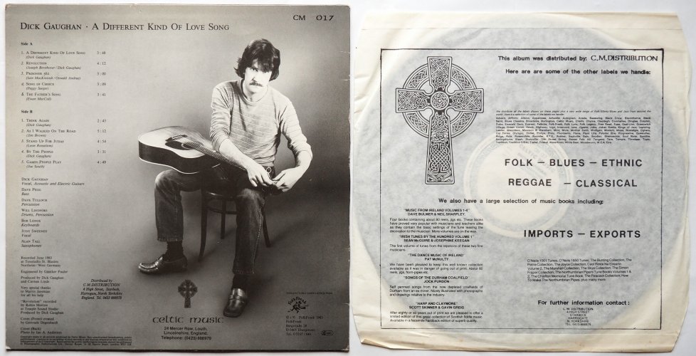 Dick Gaughan / A Different Kind Of Love Song / β