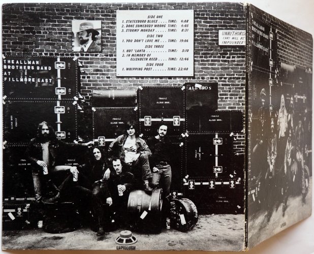 Allman Brothers Band / At Fillmore East (Pink Label Early Issue)β