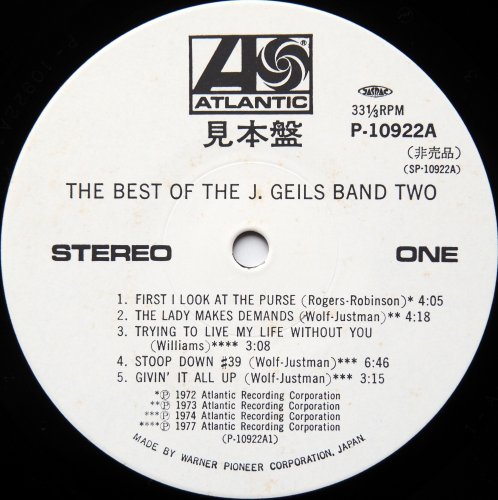 J. Geils Band, The / Best Of The J. Geils Band Two (ա٥븫)β