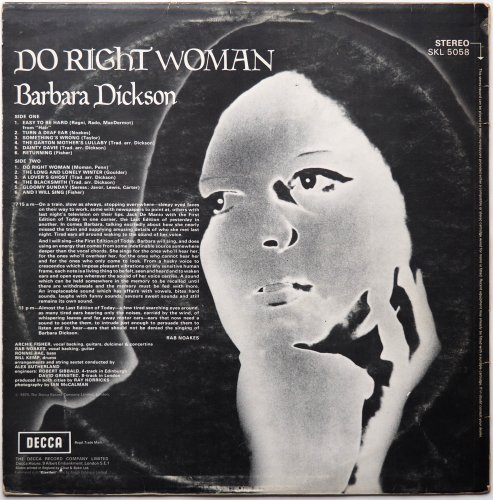 Barbara Dickson / Do Right Womanβ