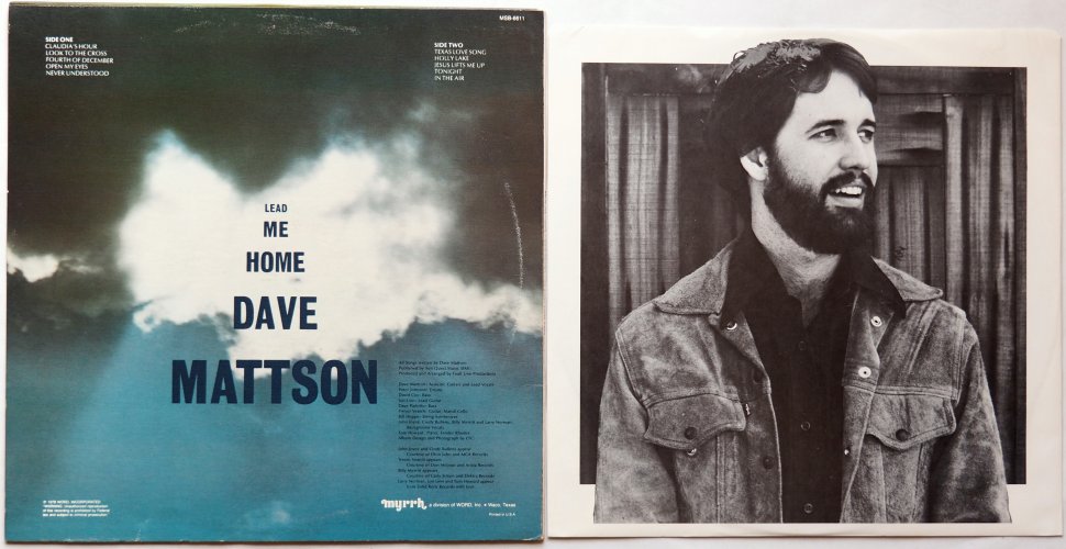 Dave Mattson / Lead Me Home (w/Promo Sheet)β