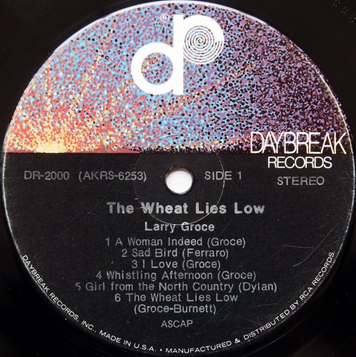Larry Groce / The Wheat Lies Lowβ