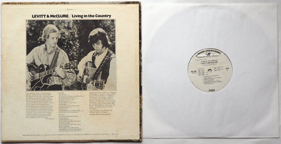 Levitt & Mcclure / Living In The Country (Rare White Label Promo)β