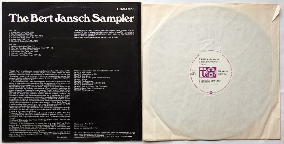 Bert Jansch / The Bert Jansch Sampler (UK Matrix-1)β