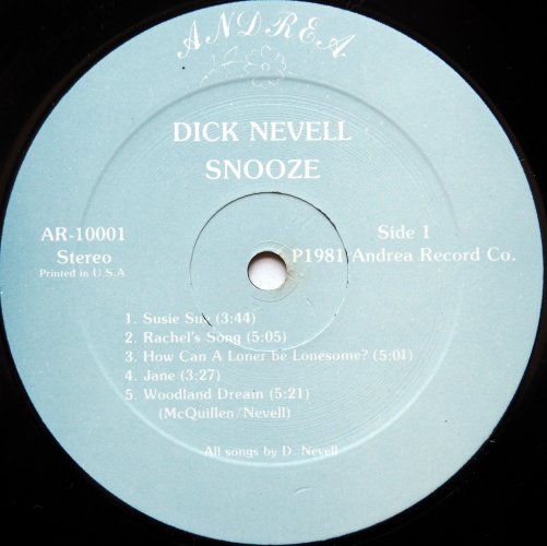 Nevell (Dick Nevell) / Snooze (In Shrink)β