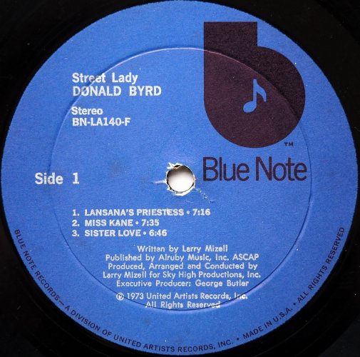 Donald Byrd / Street Lady (Blue Note Original)β