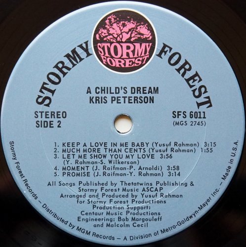 Kris Peterson / A Child's Dream (In Shrink Like New!!)β