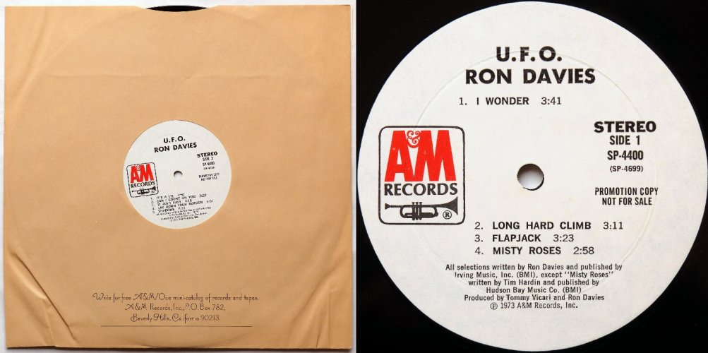 Ron Davies / U. F. O. (UFO, US Promo)β
