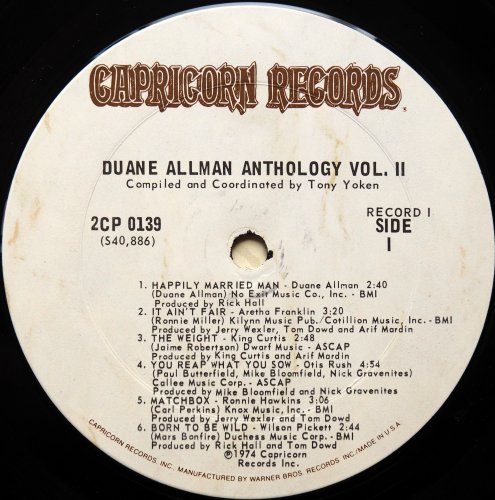 Duane Allman / An Anthology Vol.IIβ