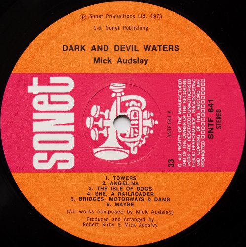 Mick Audsley / Dark And Devil Waters (Nick Drake)β