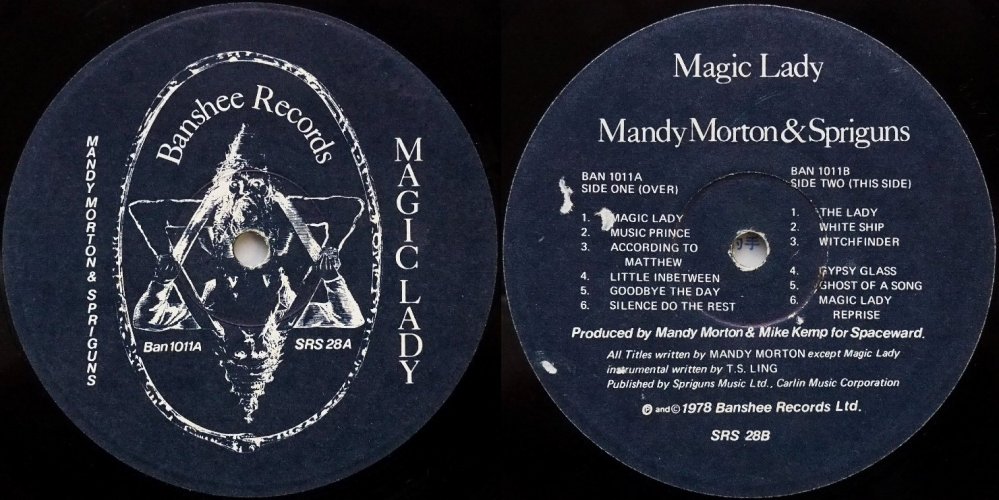 Mandy Morton And Spriguns / Magic Lady (Original)β