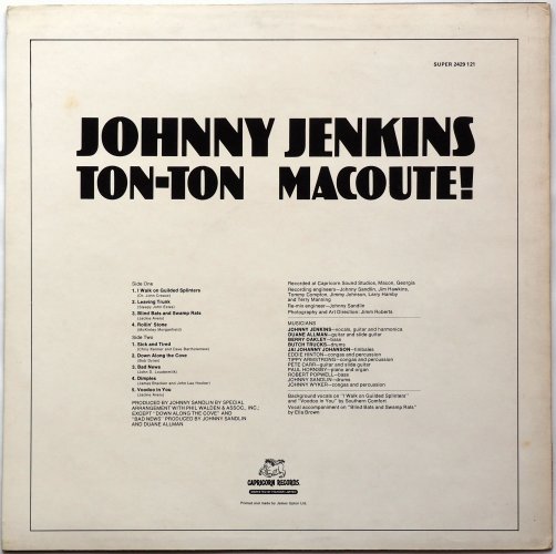 Johnny Jenkins / Ton-Ton Macoute! (UK Matrix-1)β