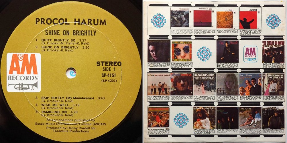 Procol Harum / Shine On Brightly (US Early Issue)β