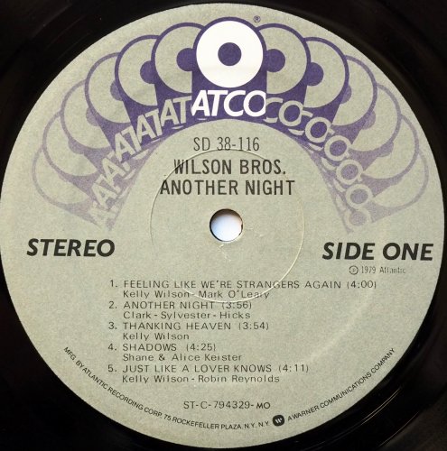 Wilson Bros. / Another Night β