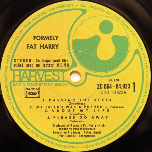 Formerly Fat Harry / Formerly Fat Harry (France)β