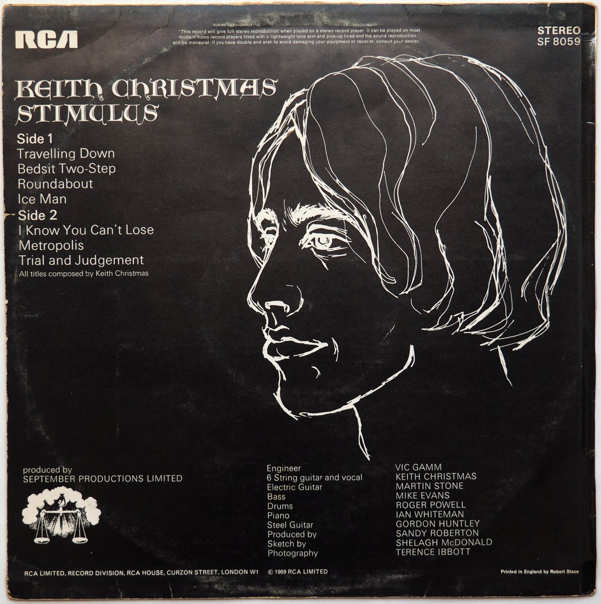 Keith Christmas / Stimulus (UK Original)β