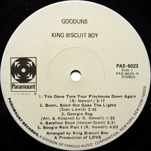 King Biscuit Boy / Gooduns (In Shrink դ)β
