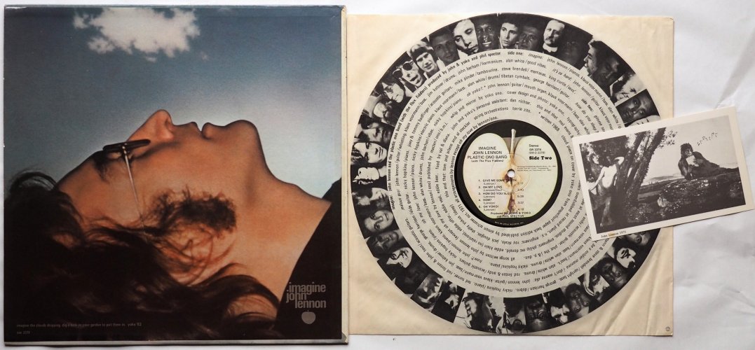 John Lennon (Plastic Ono Band) / Imagine (US Bell Sound Early Press, w/Poster, Inner, Post Card)の画像