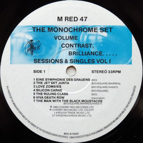 Monochrome Set, The /  Volume, Contrast, Brilliance... Sessions & Singles Vol. 1 (UK)β