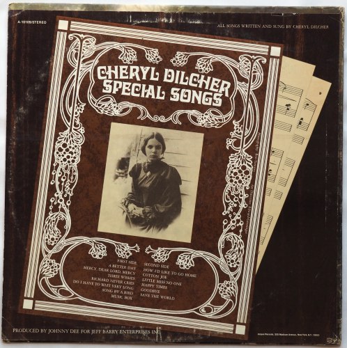Cheryl Dilcher / Special Songs (Rare Promo)β