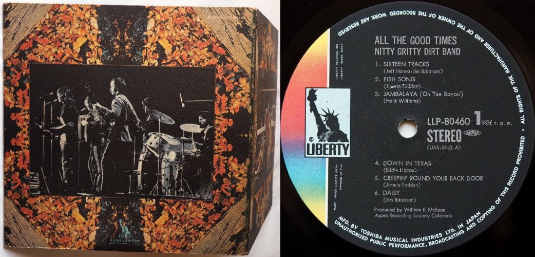 Nitty Gritty Dirt Band / All The Good Times (JP 1st Issue)β