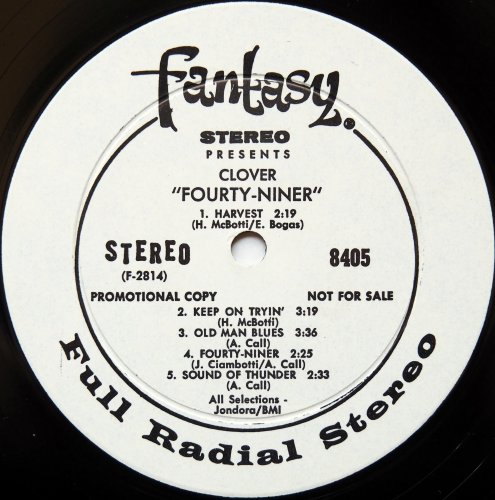 Clover / Fourty Niner (White Label Promo)β