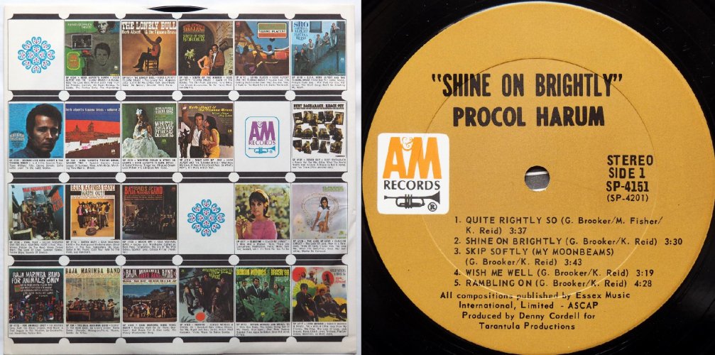 Procol Harum / Shine On Brightly (US Early Issue)β