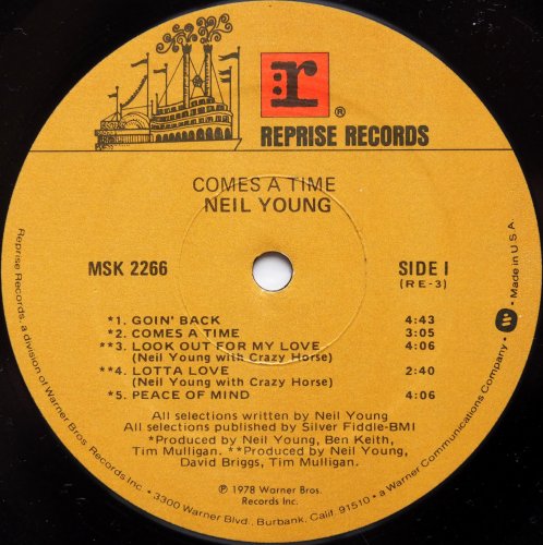 Neil Young / Comes A Time (US)β