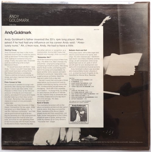 Andy Goldmark / Andy Goldmark (Rare Promo w/Promo Sheet Seald!!) β