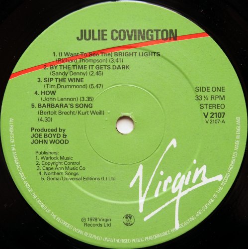 Julie Covington / Julie Covington (UK)β