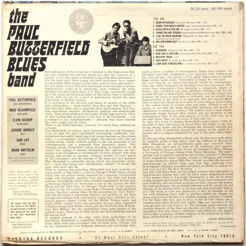 Paul Butterfield Blues Band / The Paul Butterfield Blues Band (UK Early Issue Gold Label Mono!!)β