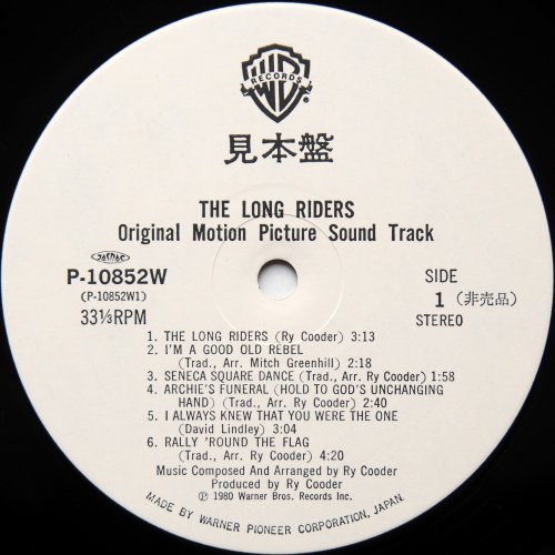 Ry Cooder / The Long Riders - Original Sound Trackʵ٥븫סˤβ