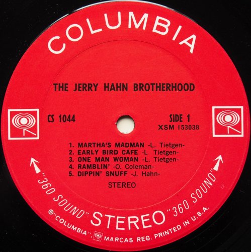 Jerry Hahn Brotherhood, The / The Jerry Hahn Brotherhood (US Early Issue)β